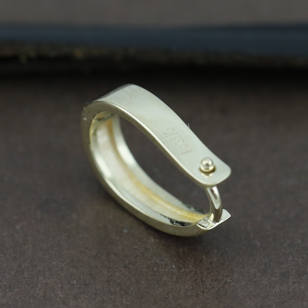 Genuine 9CT Solid Yellow Gold Enhancer & Bail 10mm