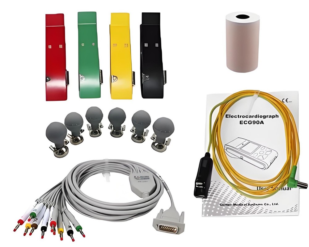 12-lead EKG/ ECG machine with touch screen, printer, PC software