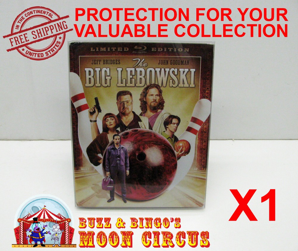 1x BLU-RAY/4K OVERSIZE BOX SET (SIZE B4O D) -CLEAR PLASTIC PROTECTIVE SLEEVE