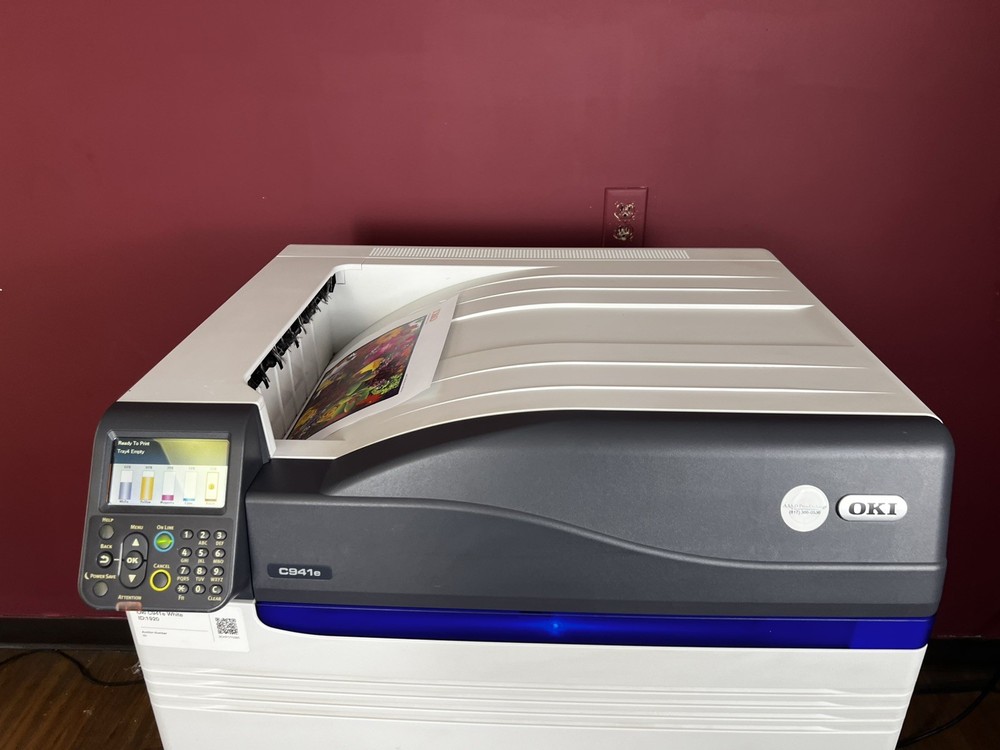 Oki C941e White Toner Printer