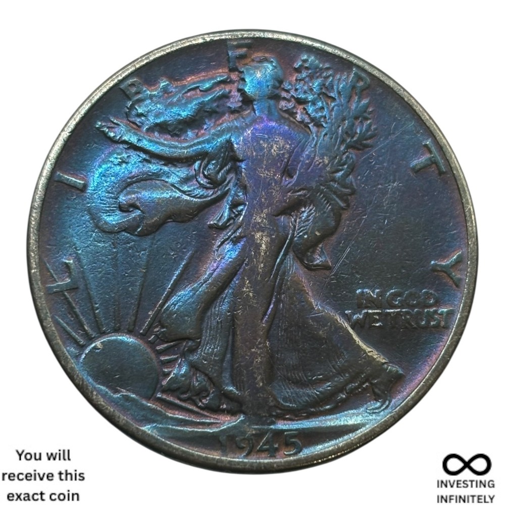 1945 Walking Liberty Half X-1118
