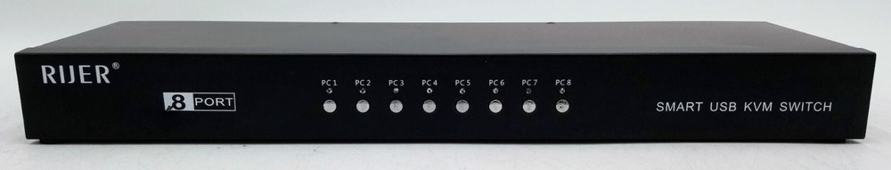 Rijer 8 Port Manual Smart VGA USB KVM Switch