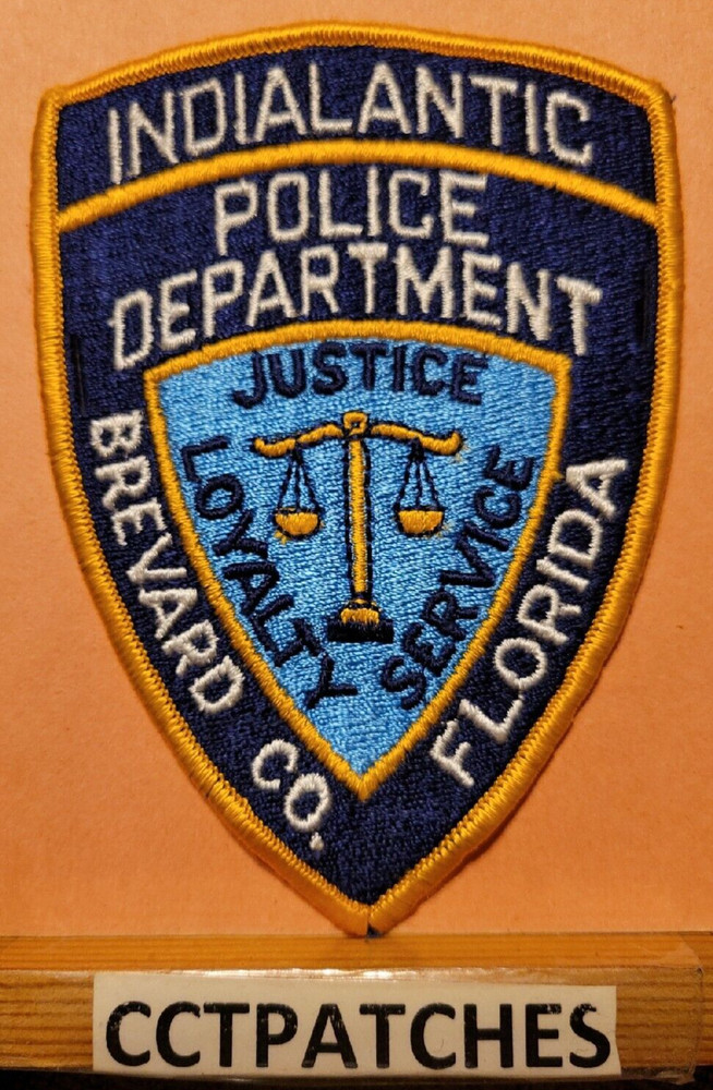 INDIALANTIC, FLORIDA POLICE SHOULDER PATCH FL