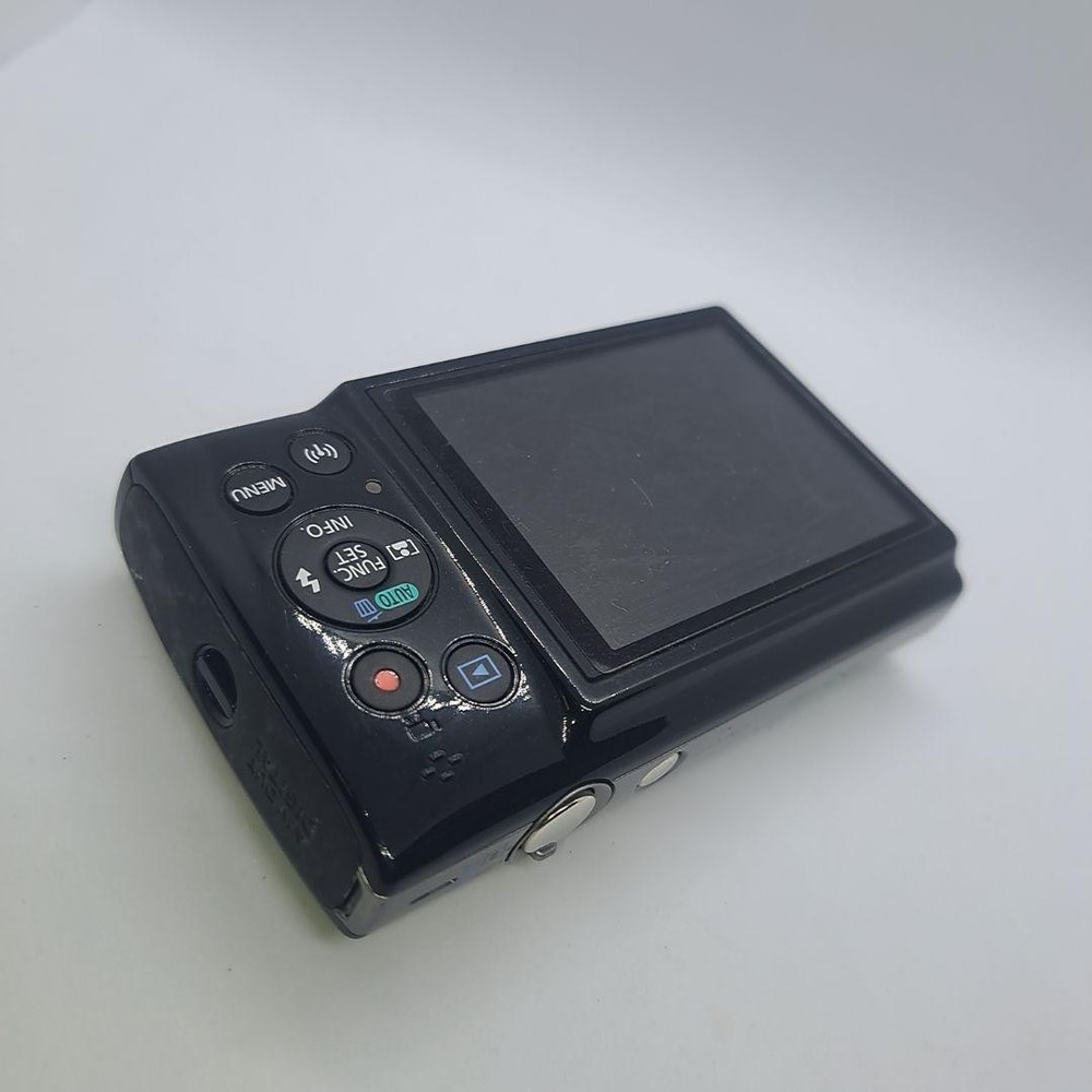 Canon IXY 190 Digital Camera Black Tested with Battery Compact Design
