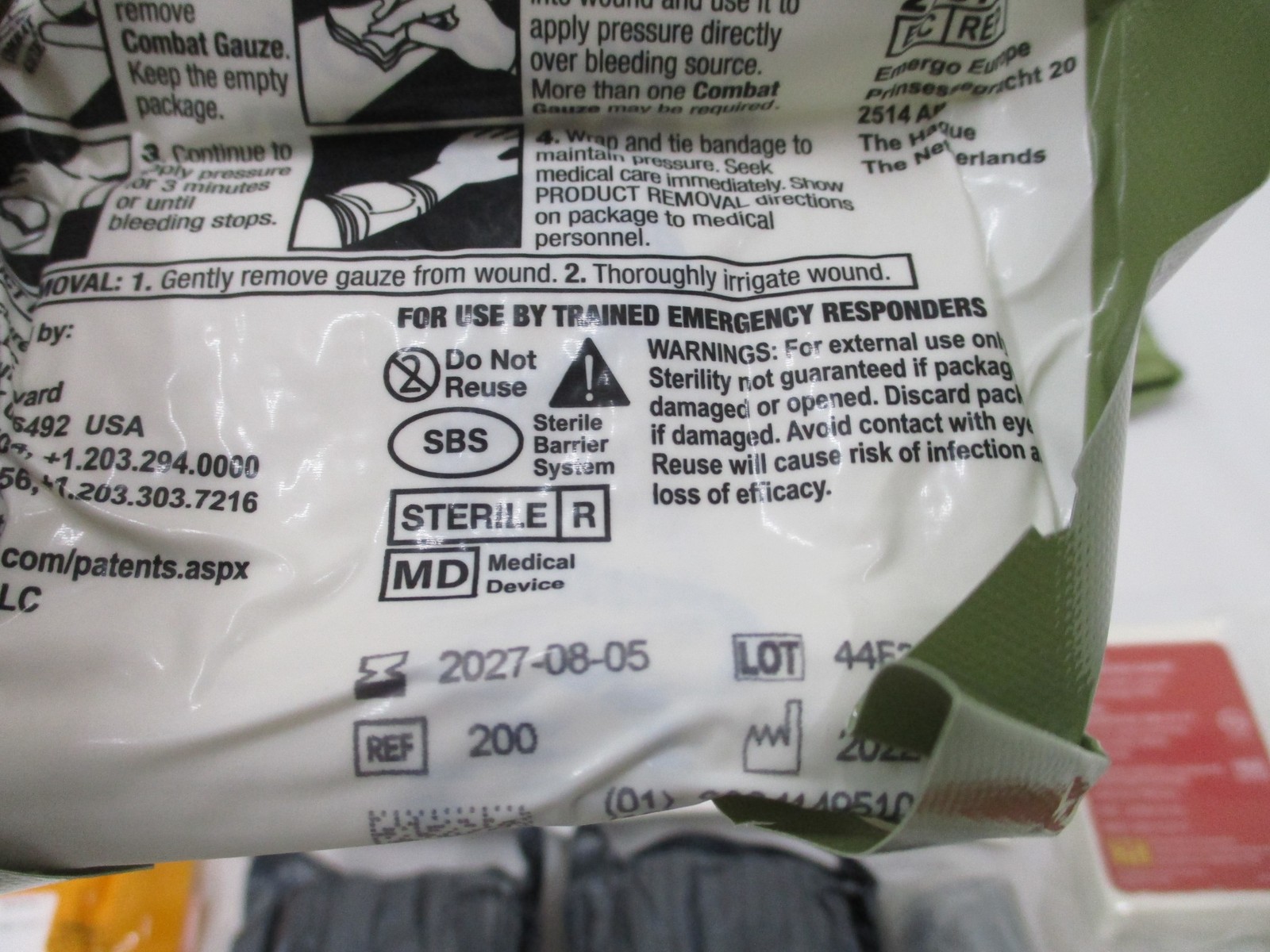 ARMY AIR FORCE OCP IFAK FIRST AID KIT JFAK MULTICAM QUICK CLOTT CAT TQs EXP.2027