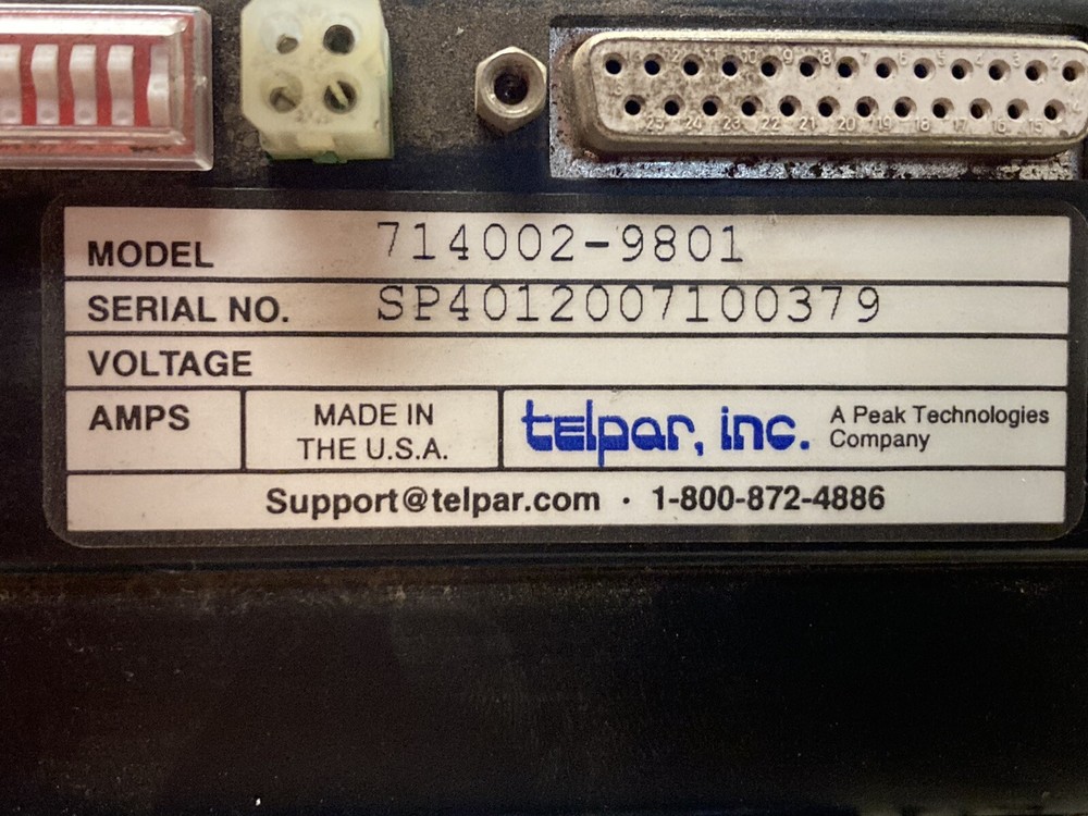 Telpar,714002-9801,Thermal Label Printer