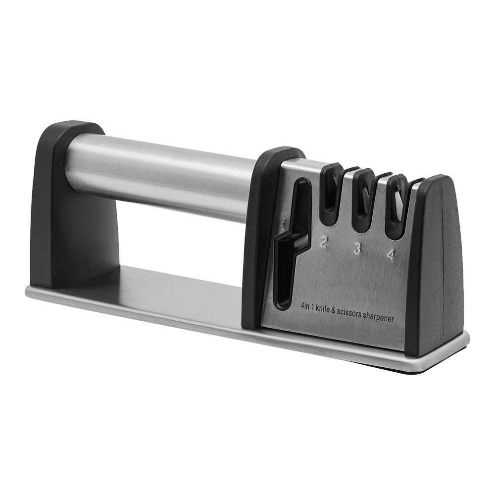 4 Stage Knife Sharpener Professional Ceramic Tungsten Kitchen Sharpening Tool