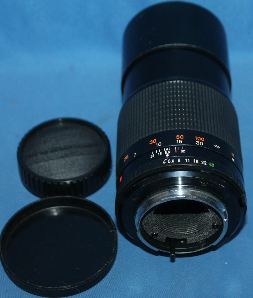 Minolta MD Celtic 200mm 1:4 Lens 55mm