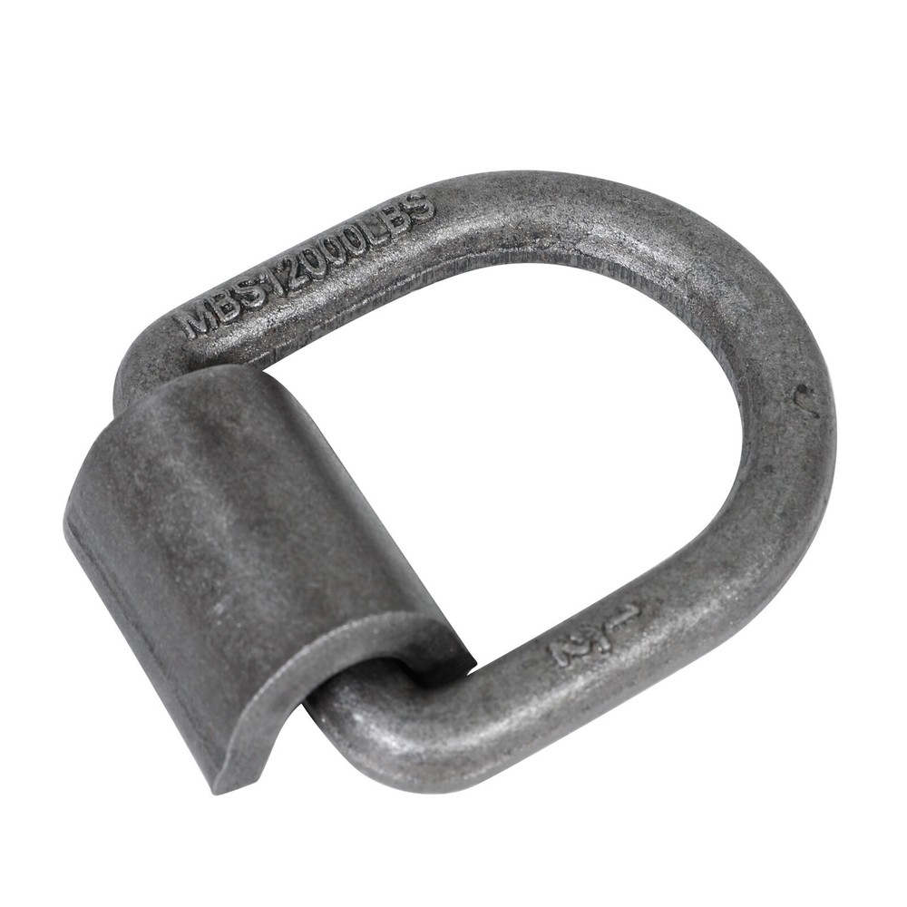 8 Pack Heavy Duty 1/2" Weld-On D Ring Flatbed Truck Trailer Cargo Tie Down Ring