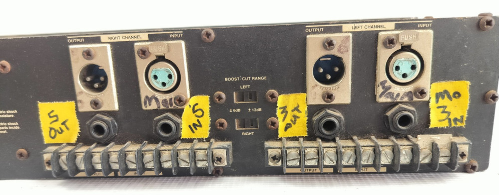 Audio Logic SC215 15-Band Graphic Equalizer Rack Mount Pro EQ