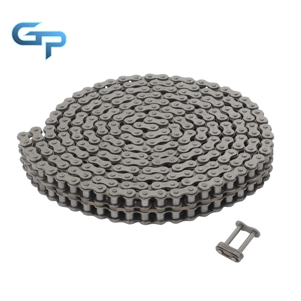 #40-2 Double Roller Chain 10 FT for Drive Systems with 2 Master Links