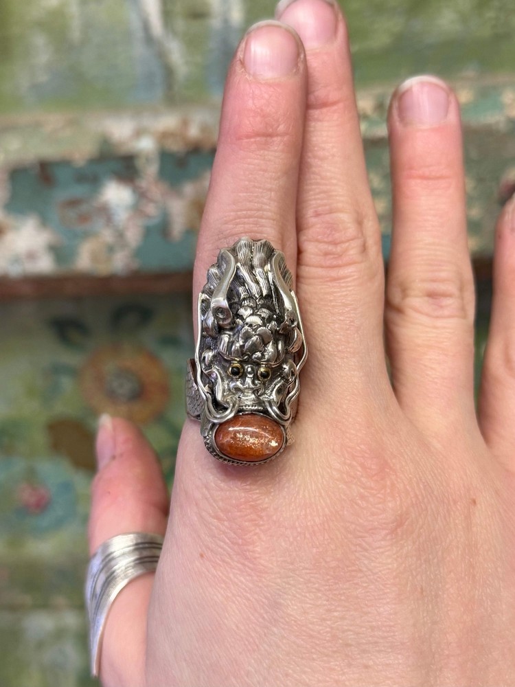 Sunstone Dragon Ring