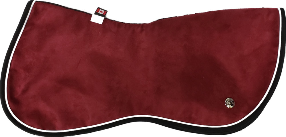 Ogilvy Jump Half Pad - Burgundy / White/ Black