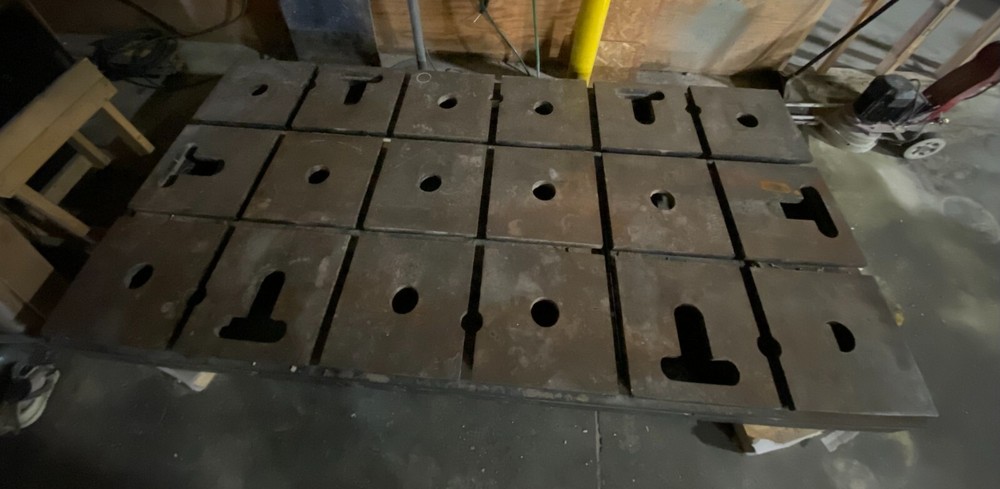 T-Slotted Welding Table 60"x120"x10"