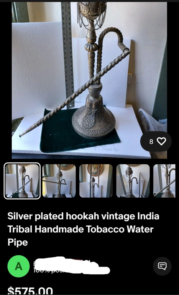 Indian Vintage Antique Hookah
