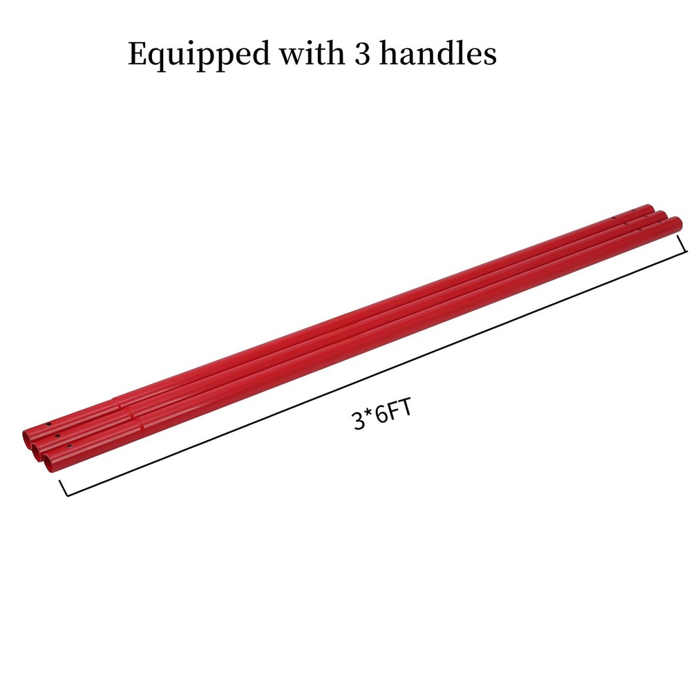 ✨Concrete Bull Float Tool Kit w/48"x12" Round End Float Trowel,3 Handle Bracket