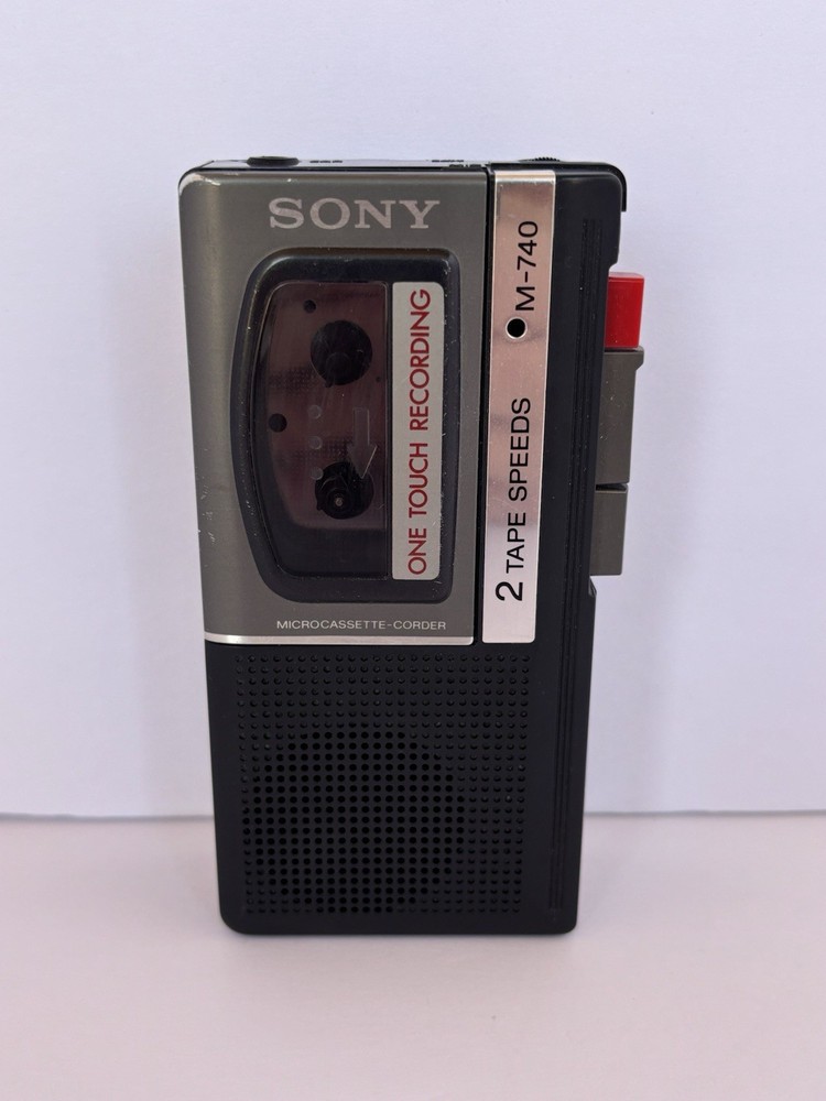 Sony M-740 Handheld Micro Cassette Voice Recorder