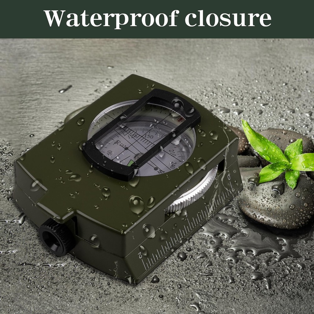 Compasses，Hiking Compass for Survival with ，Waterproof Durable and...