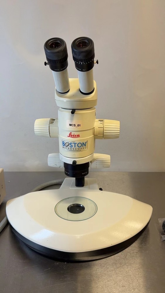 Leica MZ12.5 Zoom Stereo Microscope with MO-150 Light Source – PLAN 1X Objective
