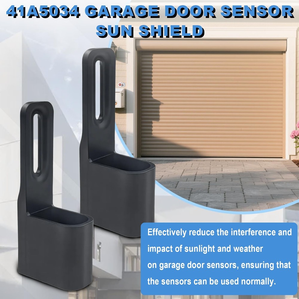 Garage Door Sensor Sun Shield Protector 2 Pack for ​Liftmaster Chamberlain Ga...