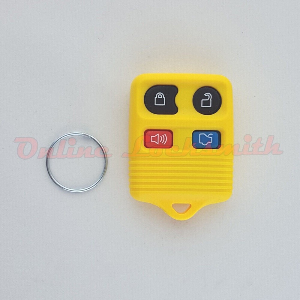Keyless Entry Remote Alarm Replacement For Ford 4 Buttons DIY Programming