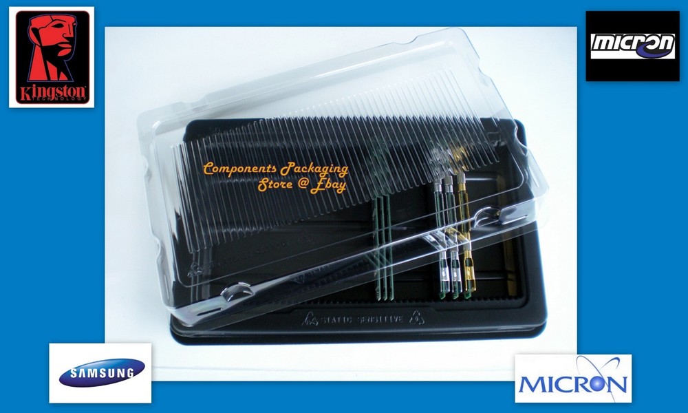 5 - DDR RAM Memory Module OEM-Bulk Shipping Trays DUMS PC-Server DIMM - Fits 250