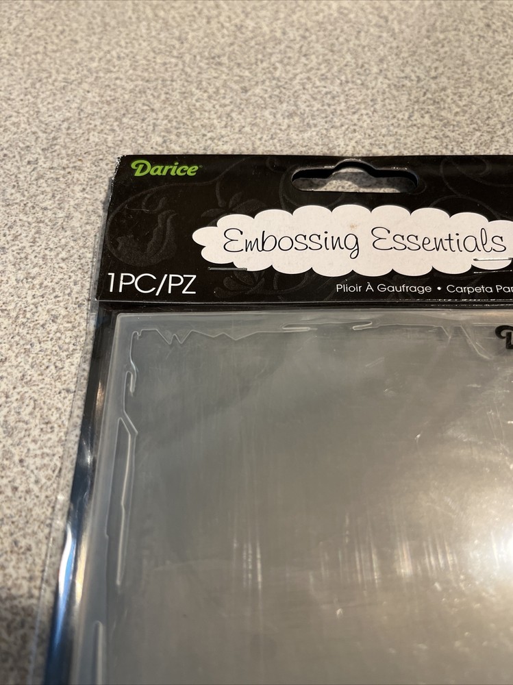 Darice Embossing Folder - Tattered Paper Frame - 1 Pc - New - 2012