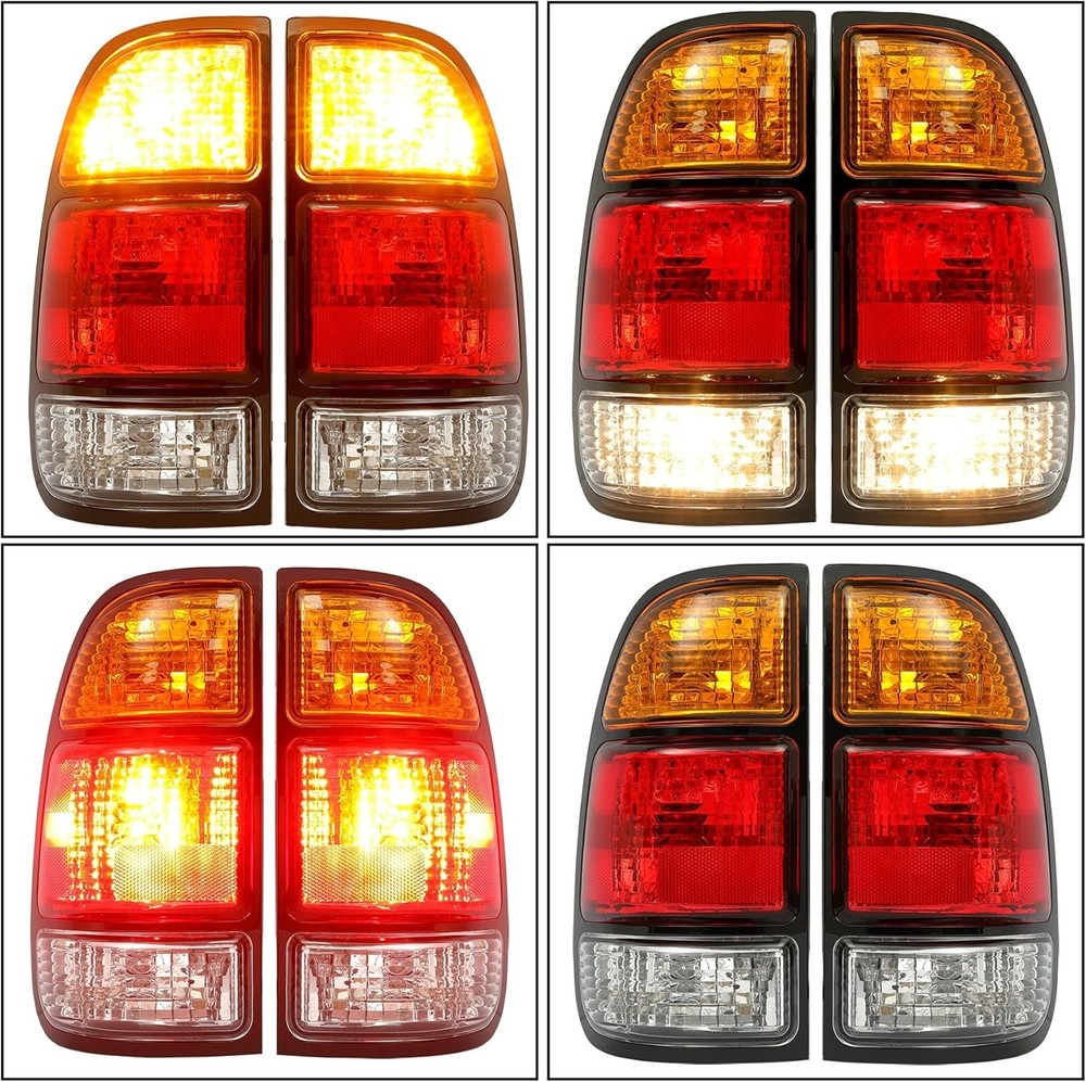 Halogen Tail Light Compatible with 2000-2006 Toyota Tundra Regular/Access Cab Si