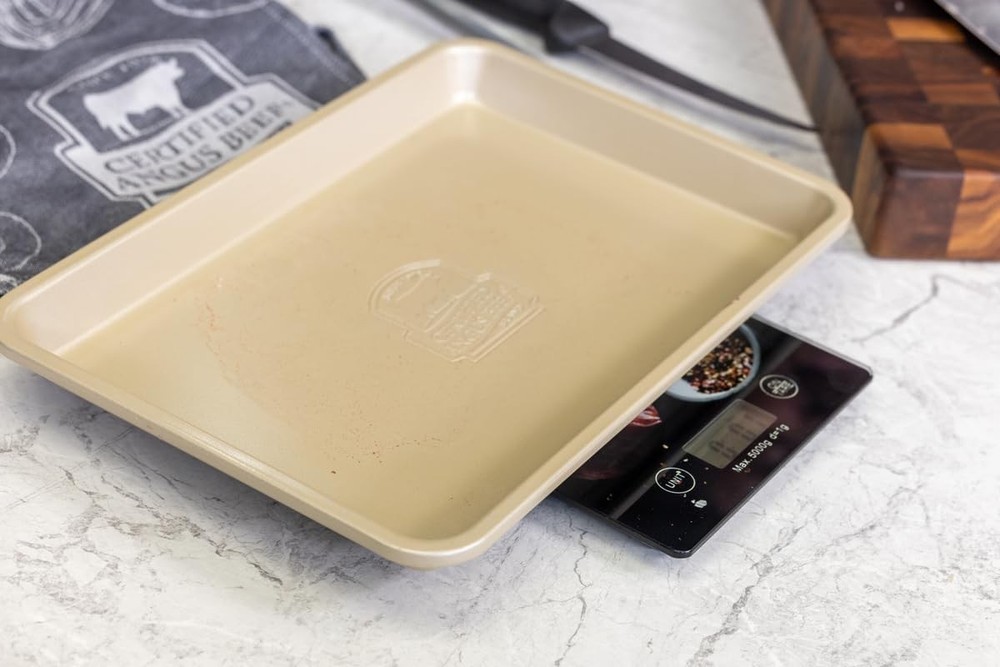 Roasting Pan W/ Wire Rack – Heavy-Duty Non-Stick Perfect Reverse Searing