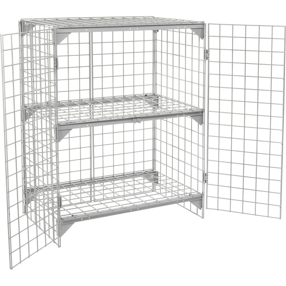 Global Industrial Wire Mesh Security Cage 36"W x 24"D x 48"H