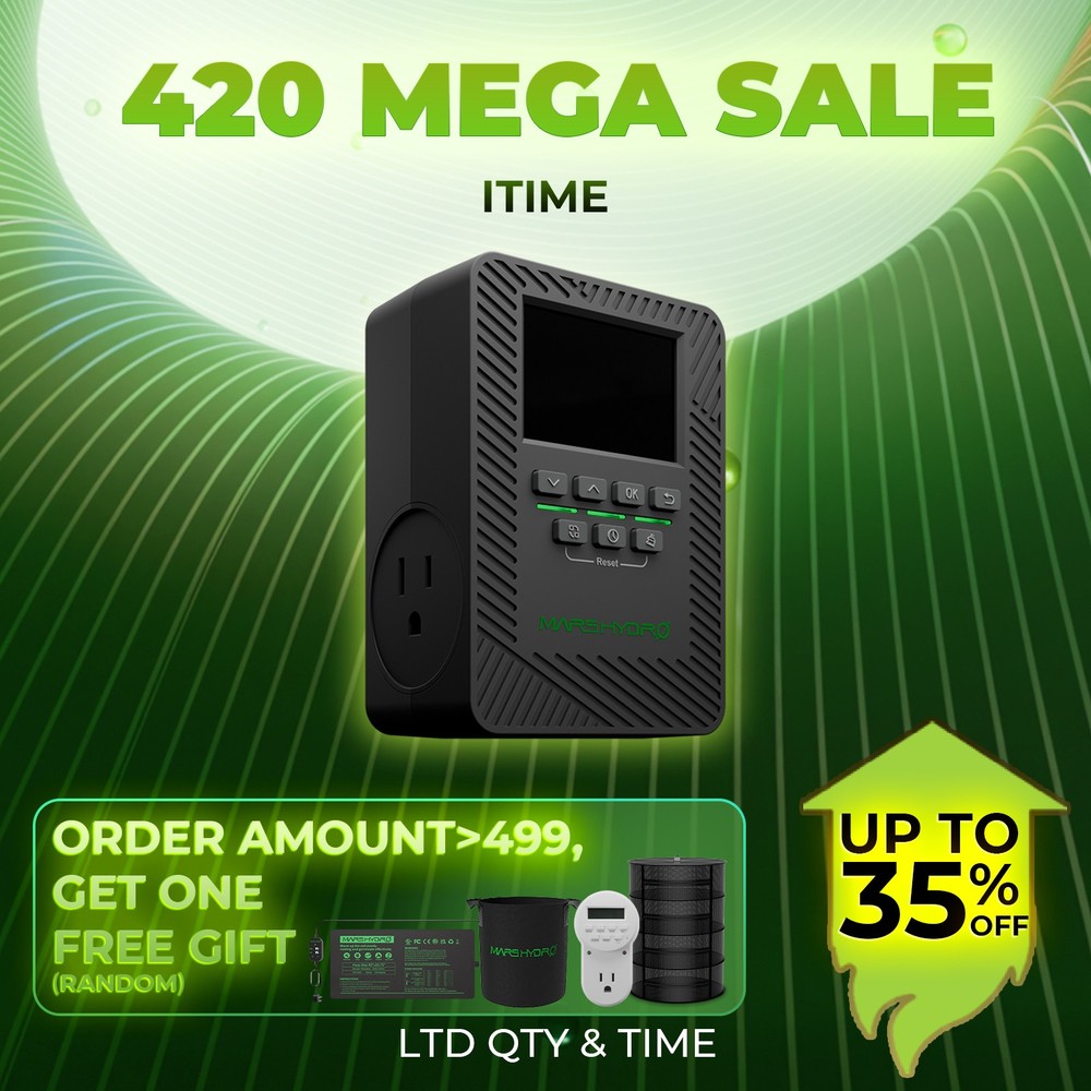 Mars Hydro Dual Port Timer: Controls all light models and fill lights