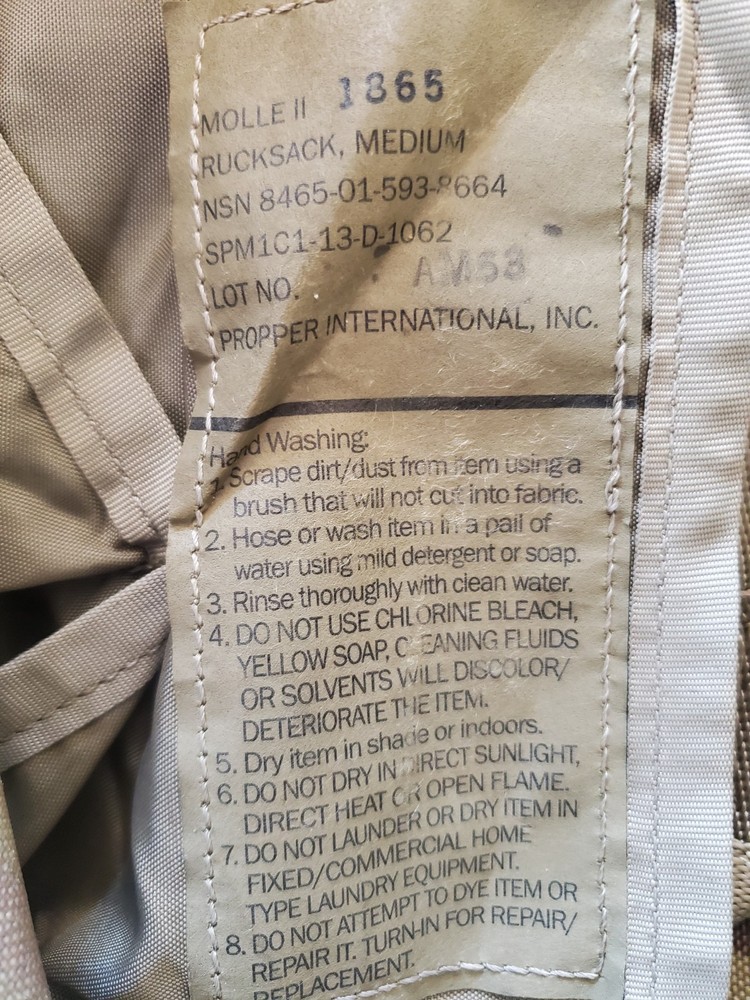 US Military OCP Medium Rucksack Backpack Complete