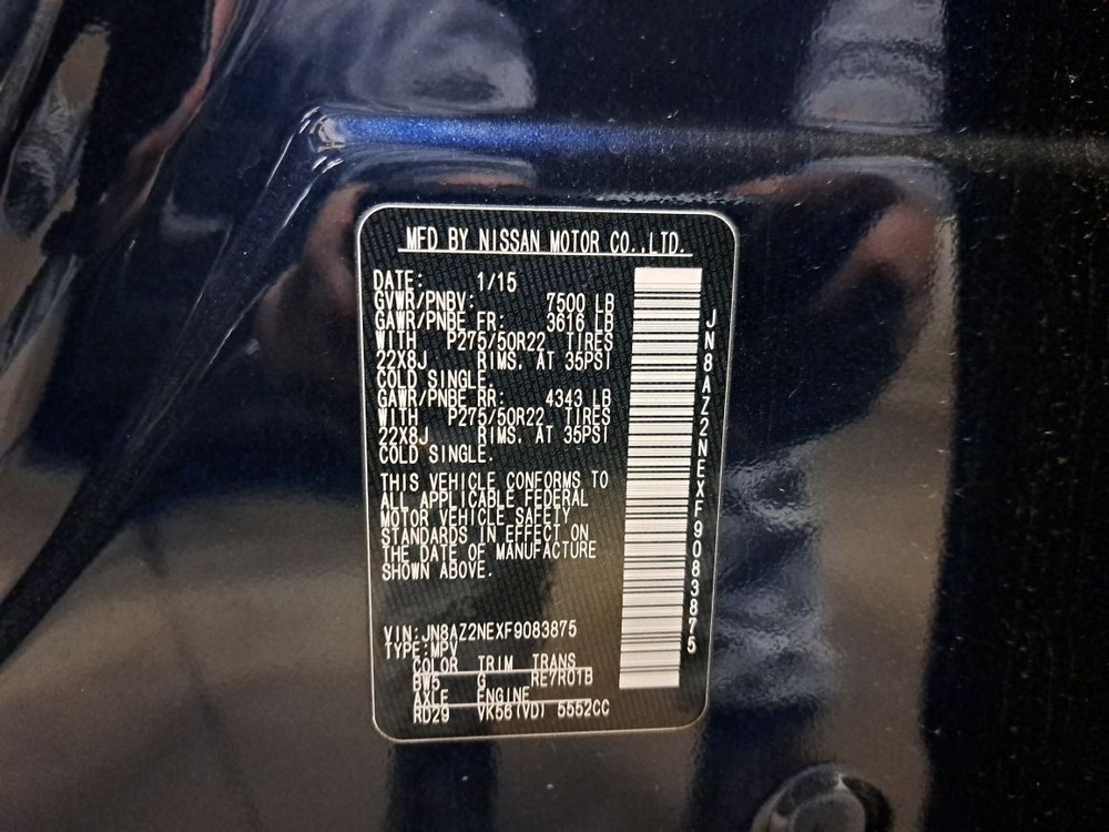 2015 Qx80 Display Screen Sku#4293937