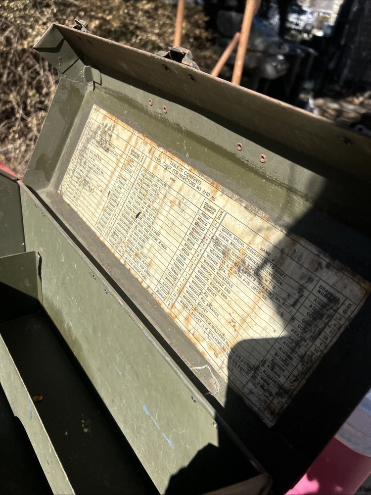 Vintage MILITARY TOOL Box ????