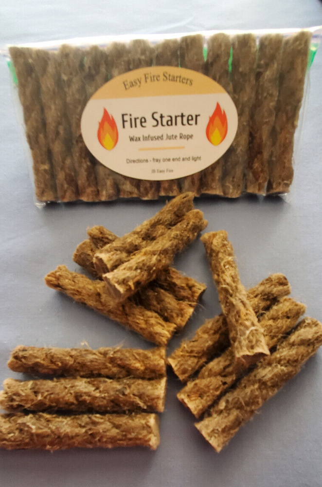 Fire Starters for fire pits, fireplaces, camping, backpacking, and survival