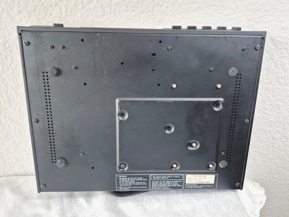 DAK SPC-1000 Stereo Power Controller Surge Protector Fully Functional
