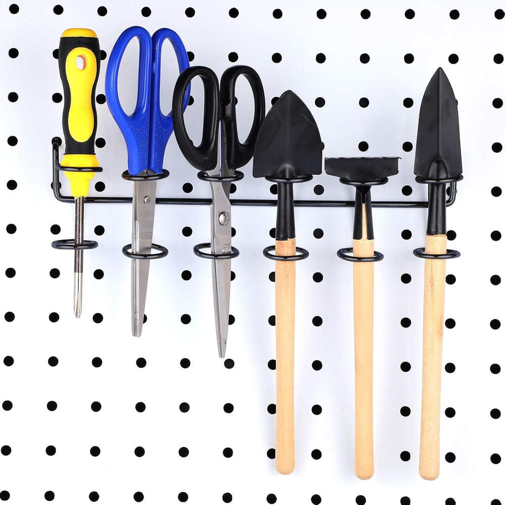 2 Pieces Pegboard Screwdriver Holder Peg Board Tool Utility Hooks Pegboard Acces