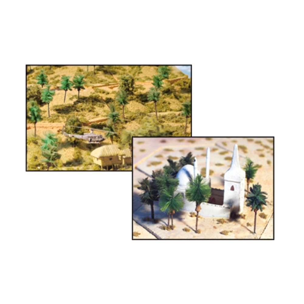 GHQ Terrain Maker Tree Pack - Light Green New