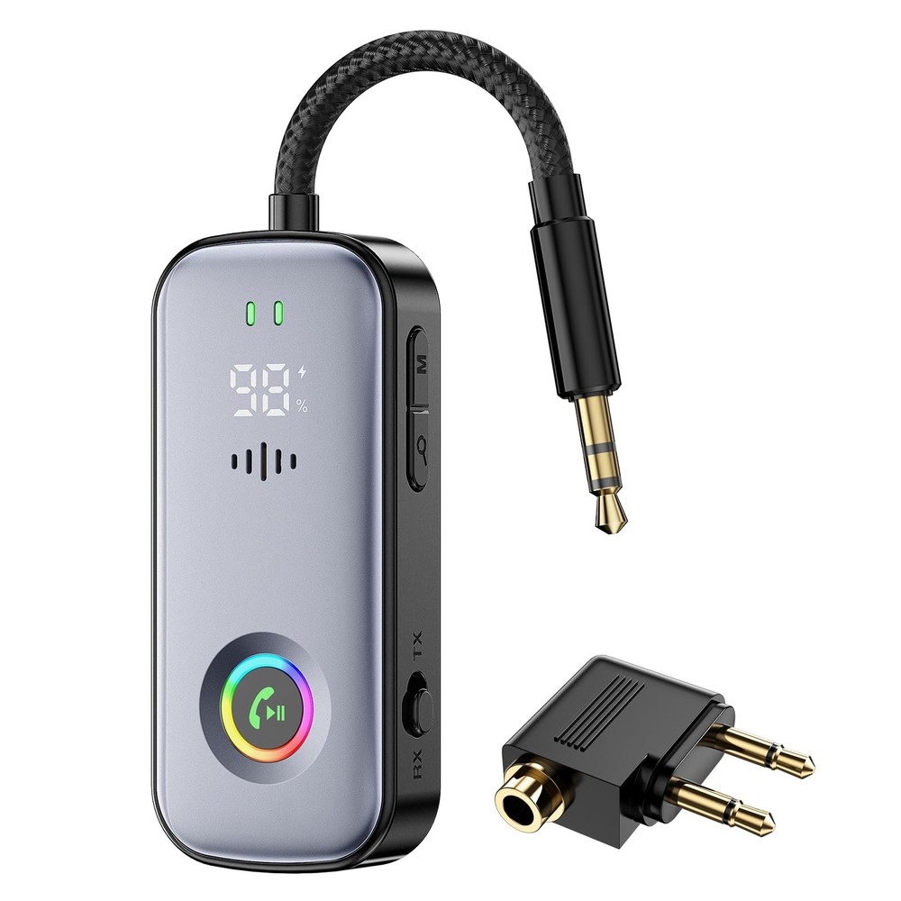2026 Model 2-in-1 Bluetooth Transmitter Receiver, Low Latency Dual Link Audio...