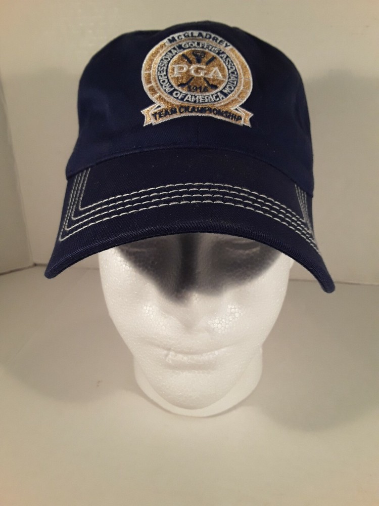 Callaway Golf McGladrey Hat PGA Team Championship Strap Back Cap Navy Adjustable