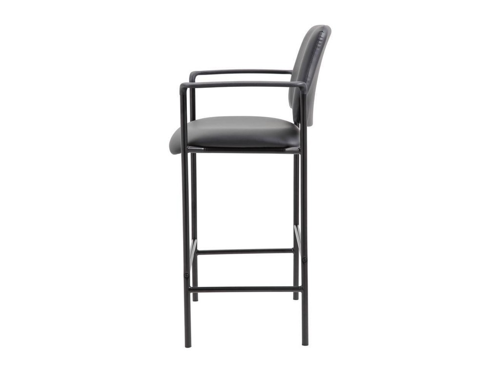 Boss Contemporary Slender & Sleek Upholstered Square Back Counter Drafting Stool