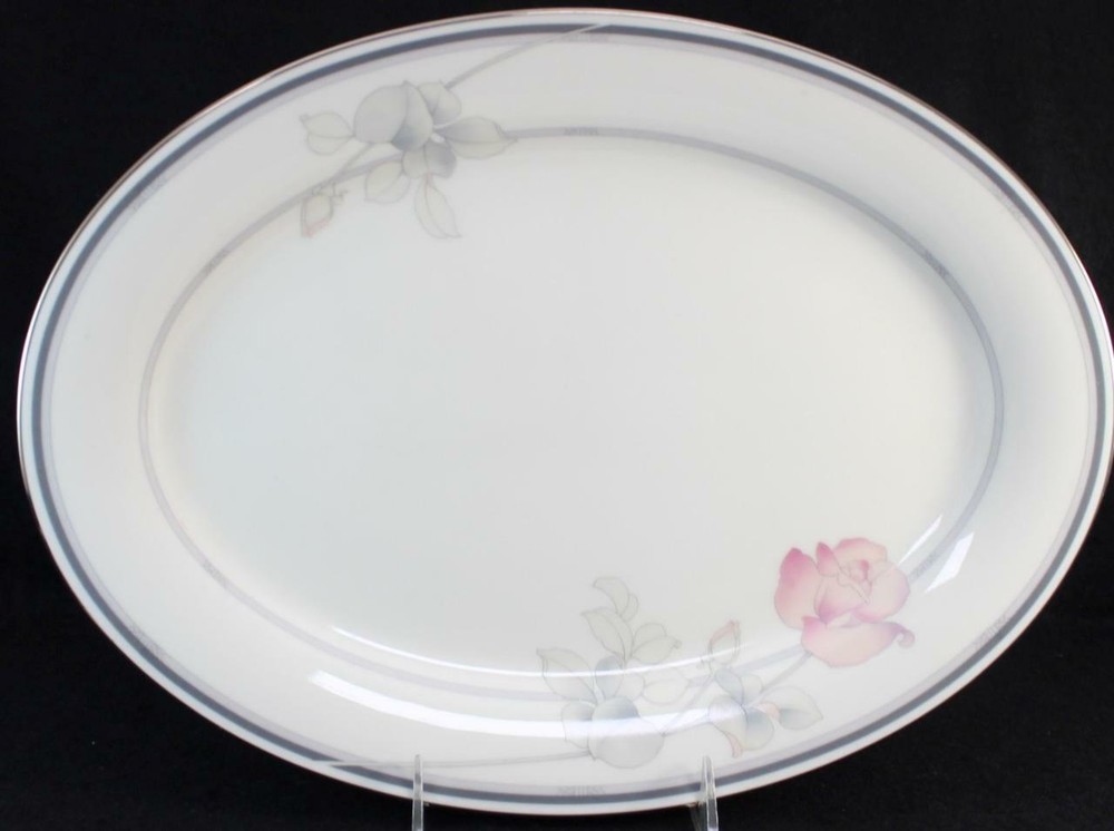 Noritake MOONLIGHT ROSE 14" Platter 7288 GREAT CONDITION