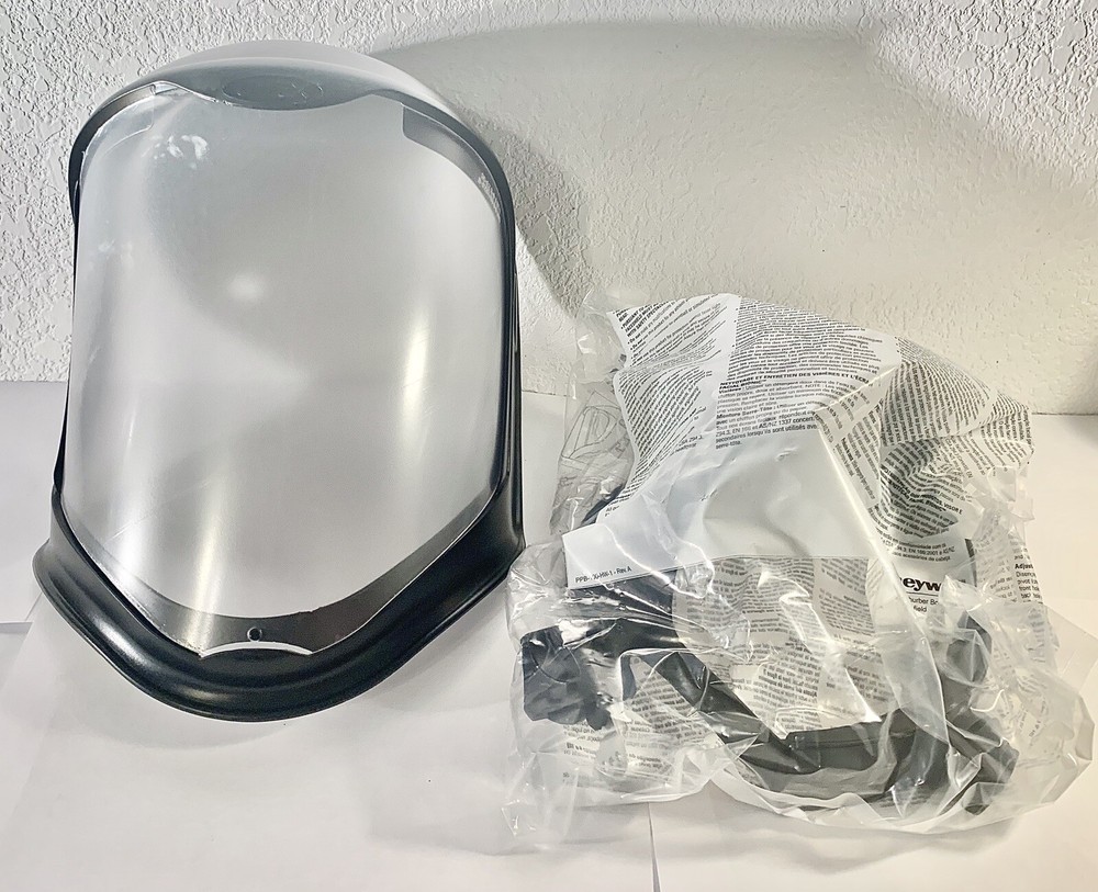 Uvex Bionic Shield Hard Hat Adapter Clear Polycarbonate Visor (light Scratched)