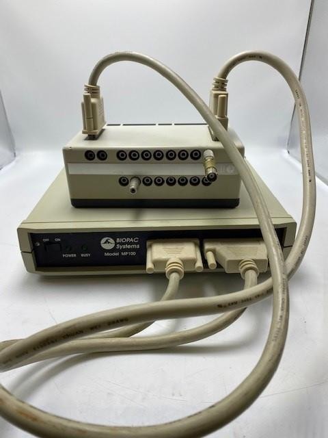Biopac Systems MP100 Data Acquisition Interface Module W/2 Plugs