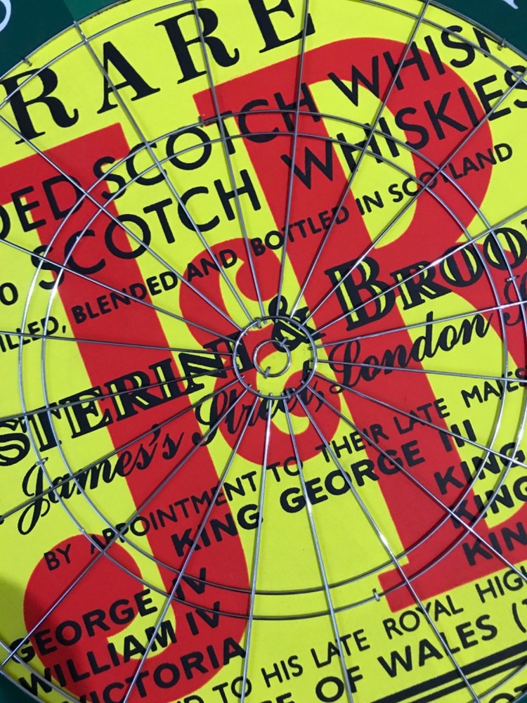 Vintage J&B dartboard