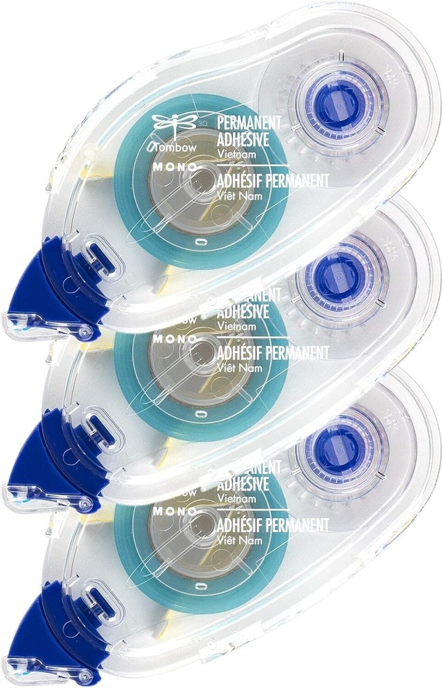 Acid-Free MONO Permanent Adhesive Refills 3-Pack – Precision Bonding Solution