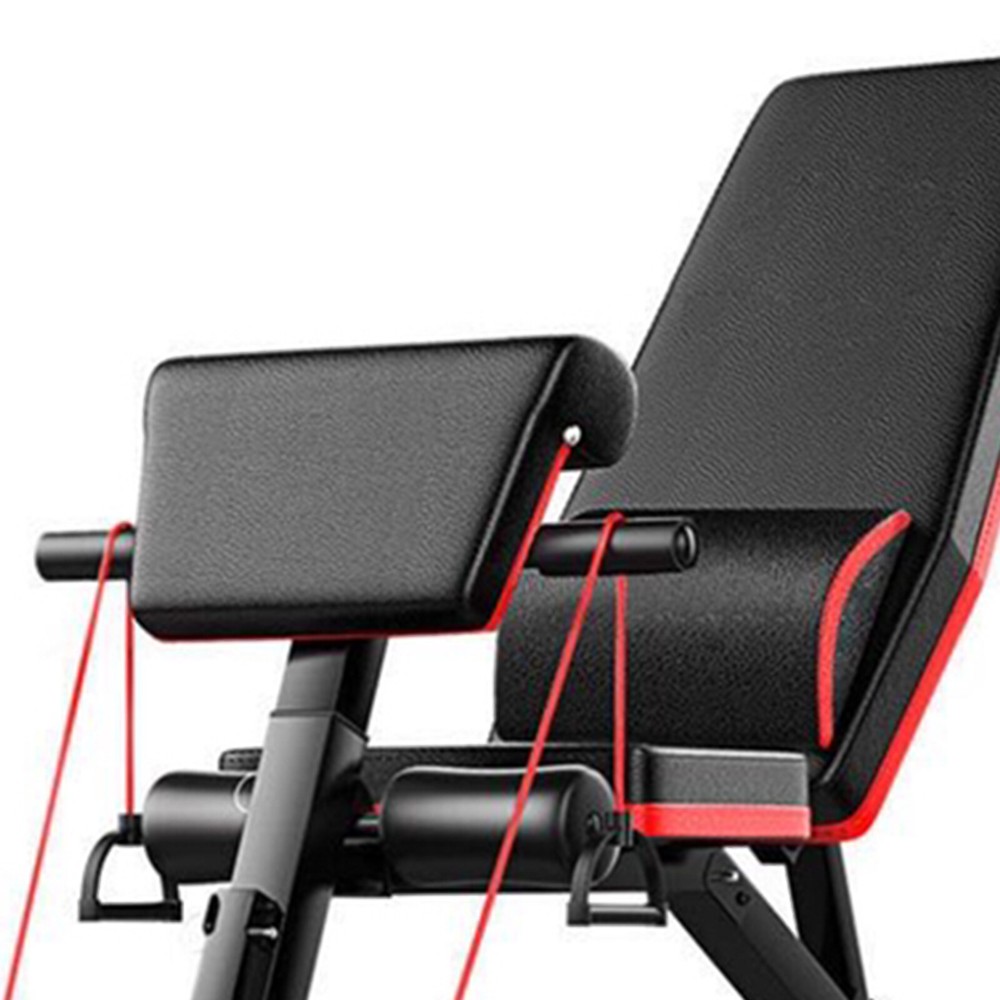 Adjustable Strength Training Bench Training Bench for Full Body Workout Black