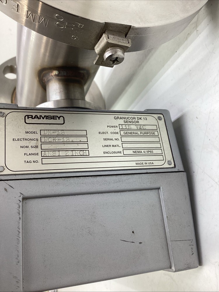 Ramsey DK-13 2” Flanged Flow Meter NEW