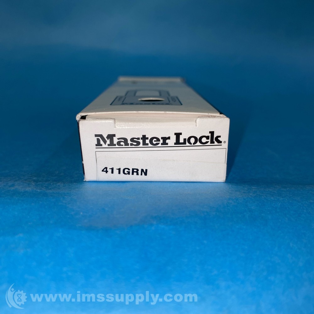 Master Lock 411GRN Lockout Tag Padlock FNOB