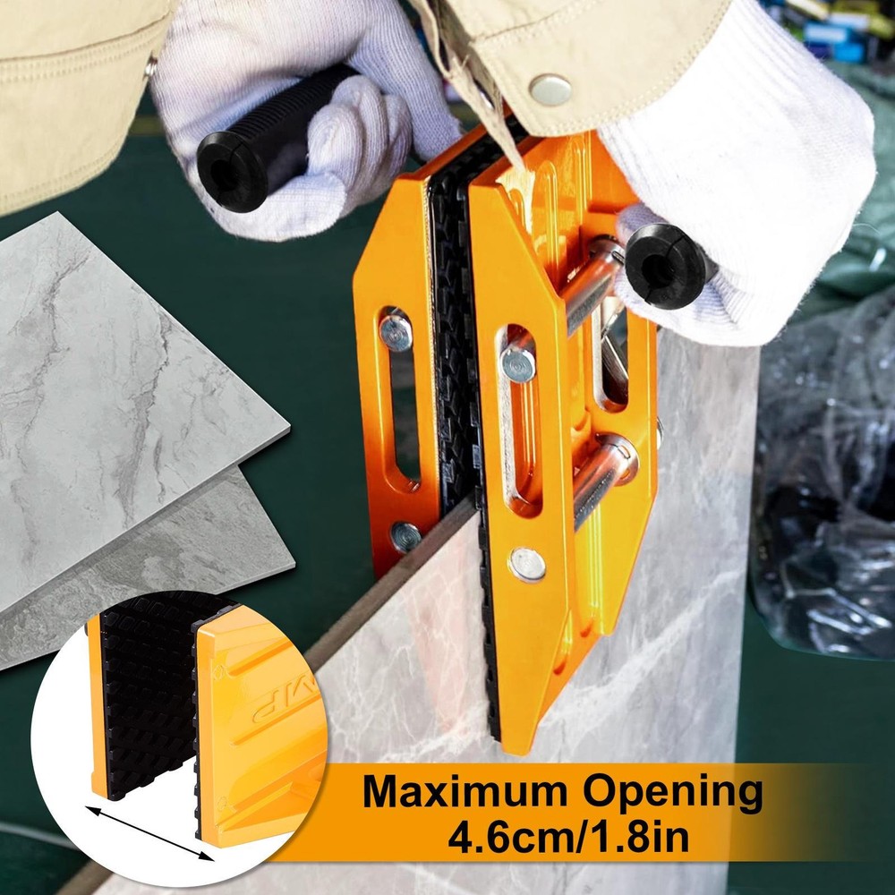 Granite Carrying Clamps, Stone Panel Carrier Double Handed Lifting Tool US
